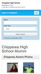 Mobile Screenshot of chippewahighschool.org